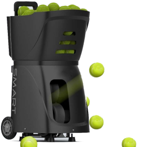 PadelShooter Smart padel ball machine shooting a ball