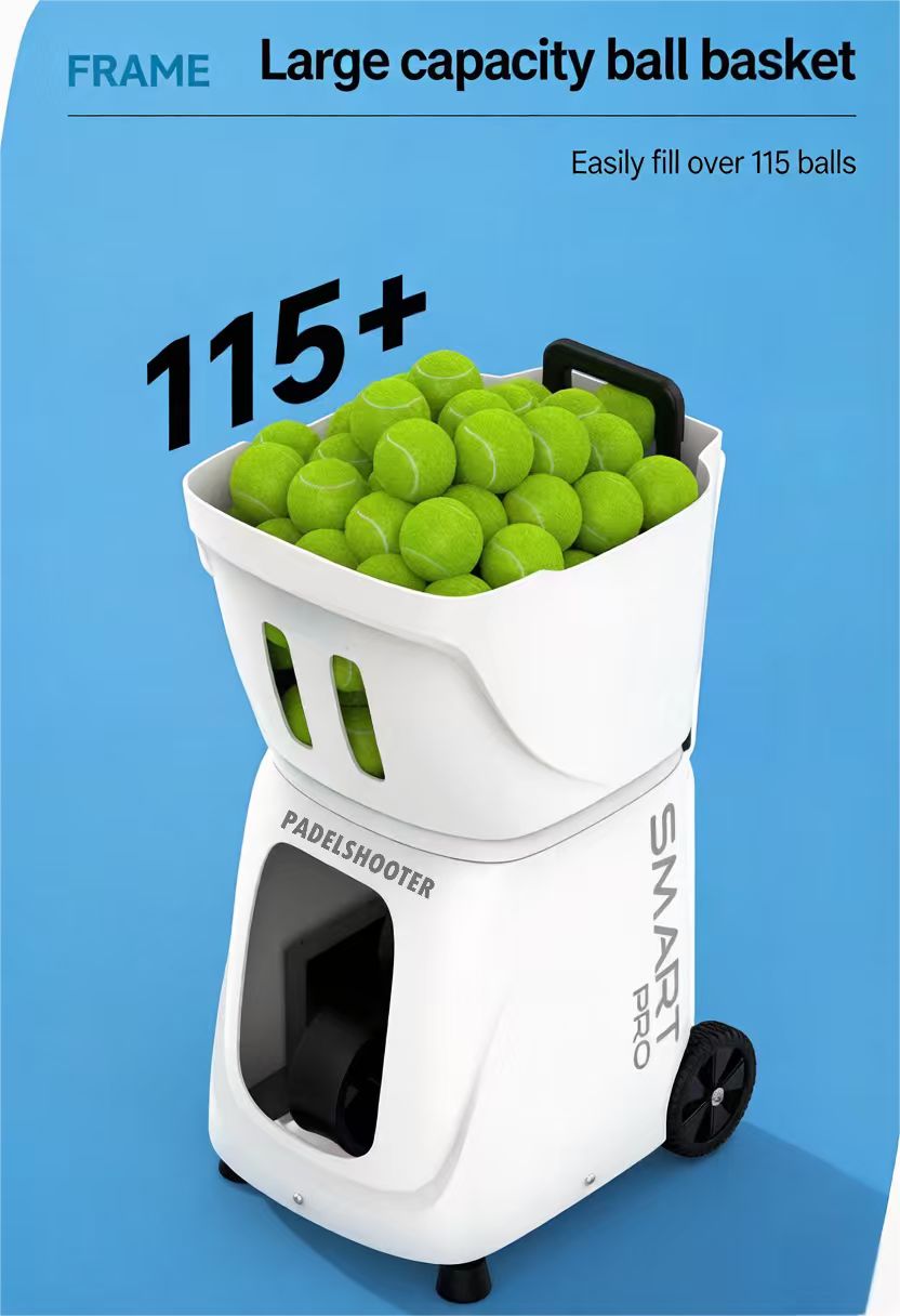 Padelshooter Smart Pro 115 ball capacity